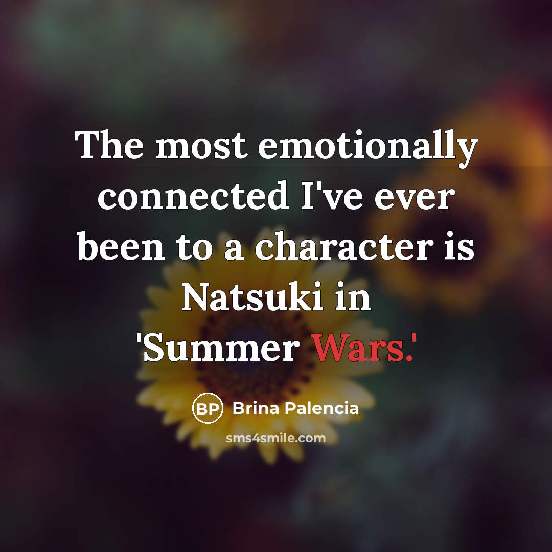 “The most emotionally connected I've ever been to a character…” quote by Brina Palencia