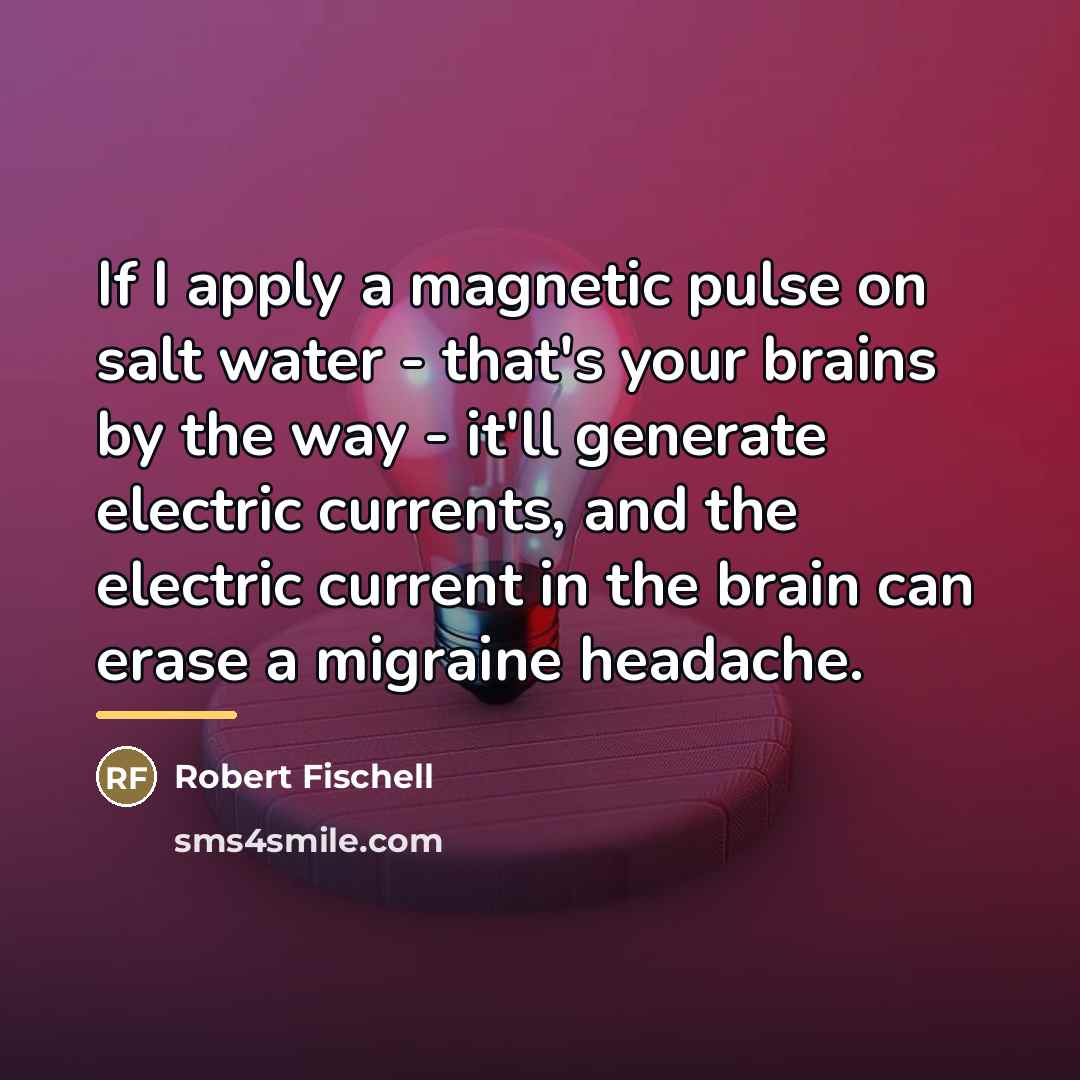 “If I apply a magnetic pulse on salt water -…” quote by Robert Fischell