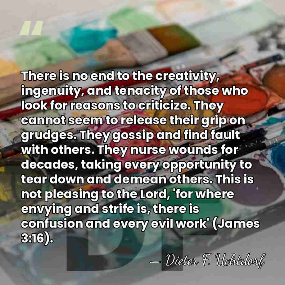 There is no end to the creativity, ingenuity, and tenacity of those&hellip; - Dieter F. Uchtdorf