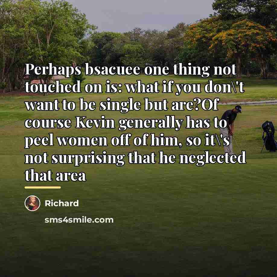 “Perhaps bsacuee one thing not touched on is: what if…” quote by Richard