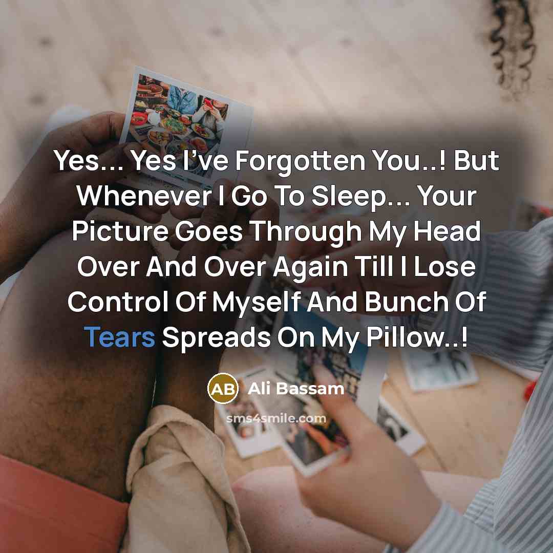 “Yes... Yes I've Forgotten You..! But Whenever I Go To…” quote by Ali Bassam