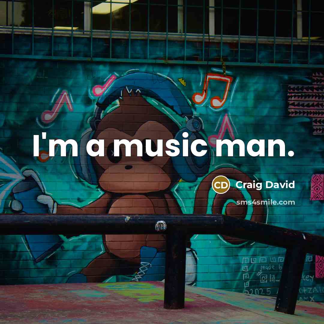 “I'm a music man.…” quote by Craig David