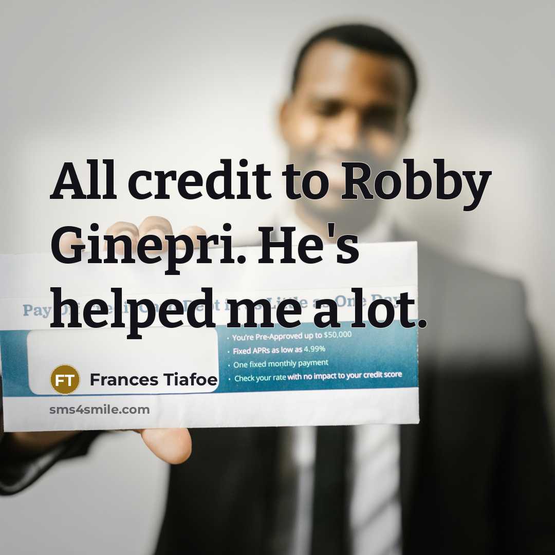 “All credit to Robby Ginepri. He's helped me a lot.…” quote by Frances Tiafoe