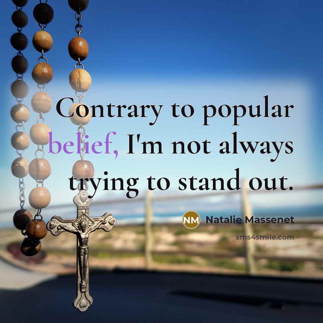 “Contrary to popular belief, I'm not always trying to stand…” quote by Natalie Massenet