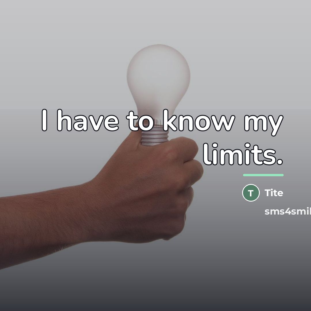“I have to know my limits.…” quote by Tite