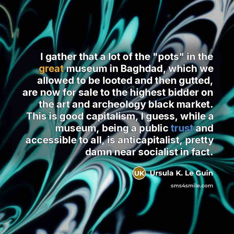 “I gather that a lot of the "pots" in the…” quote by Ursula K. Le Guin