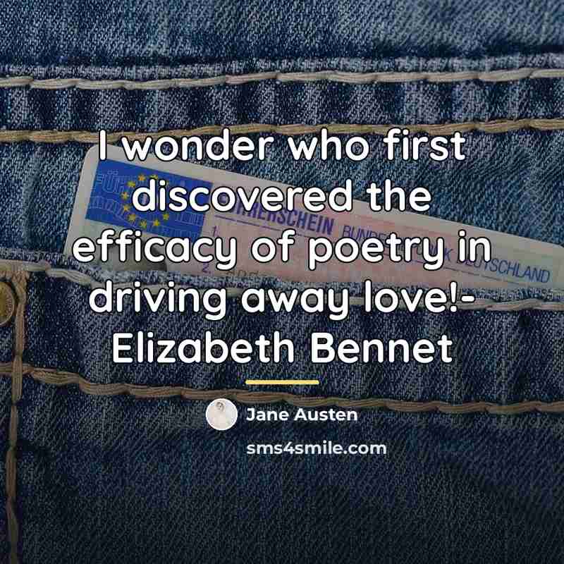 “I wonder who first discovered the efficacy of poetry in…” quote by Jane Austen