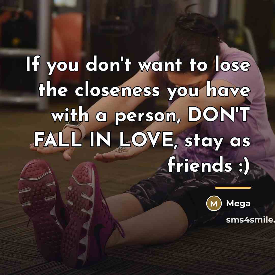 “If you don't want to lose the closeness you have…” quote by Mega