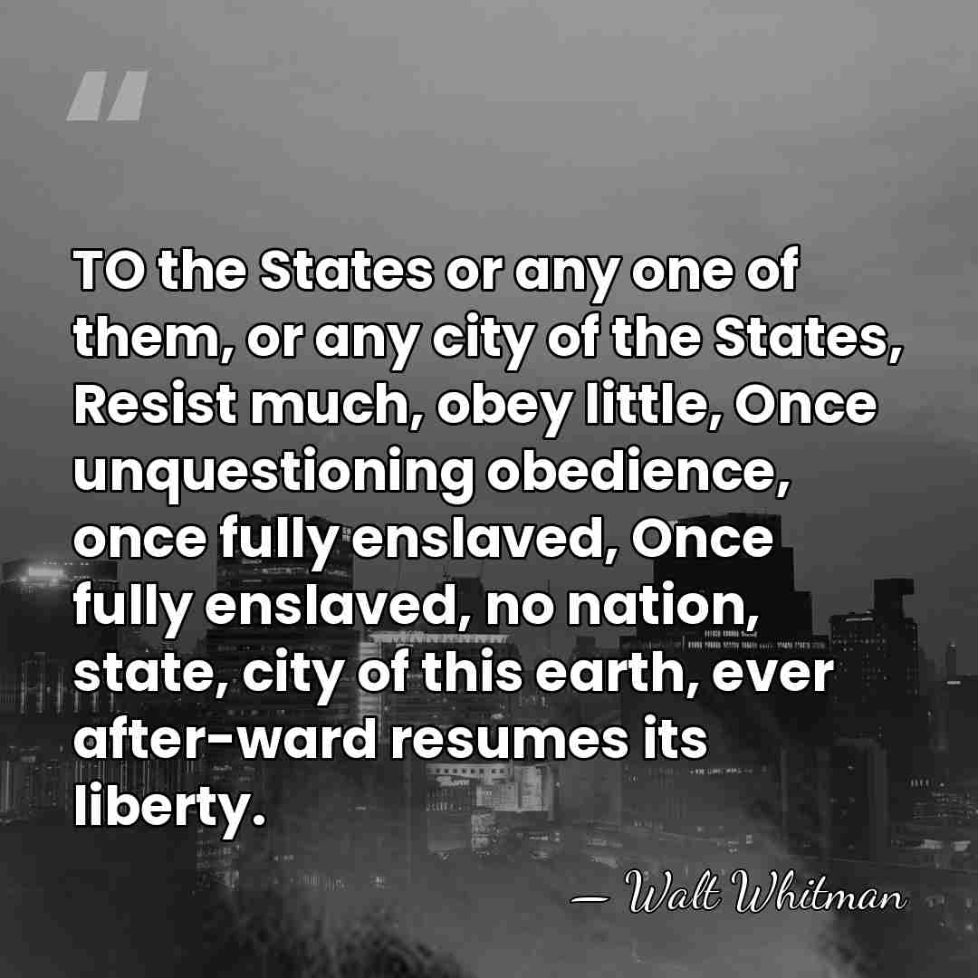 TO the States or any one of them, or any city of&hellip; - Walt Whitman