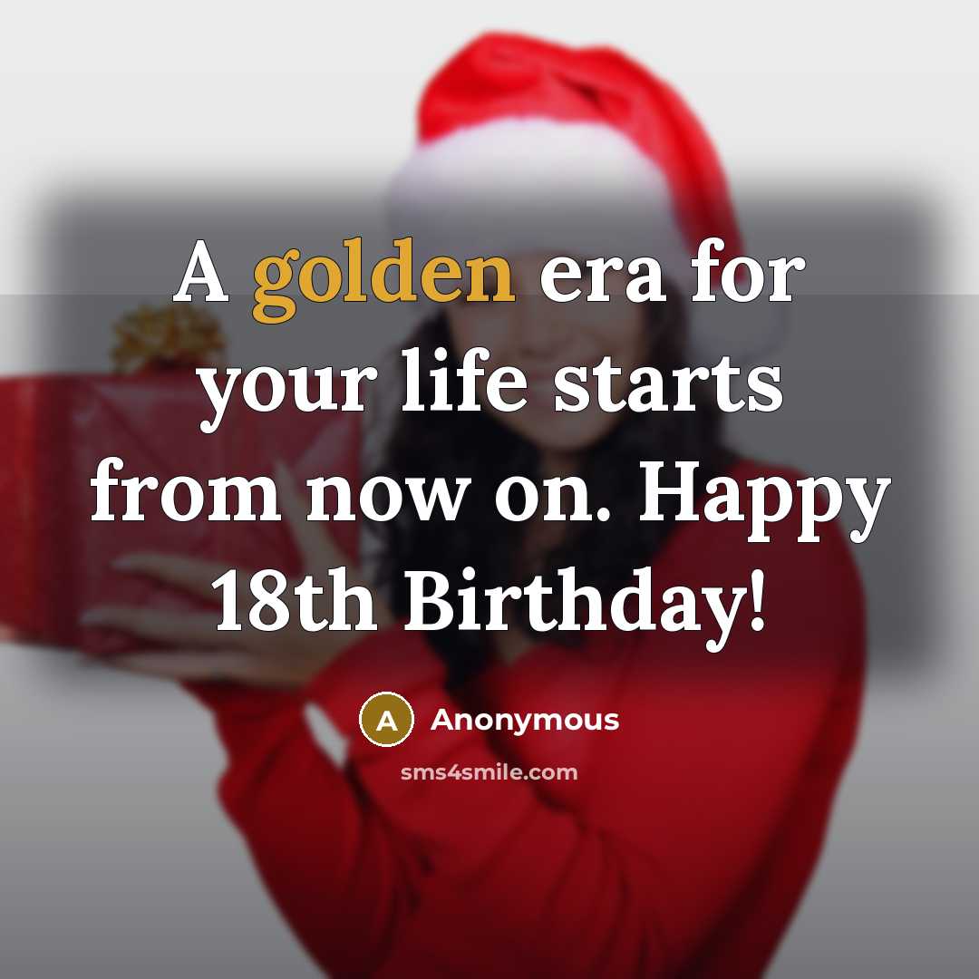 “A golden era for your life starts from now on.…” quote by Anonymous