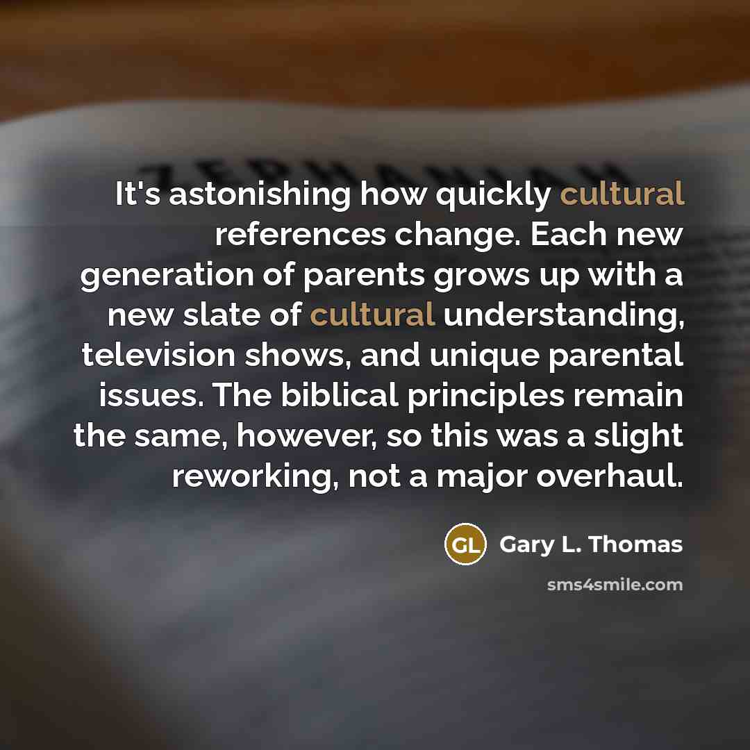 “It's astonishing how quickly cultural references change. Each new generation…” quote by Gary L. Thomas