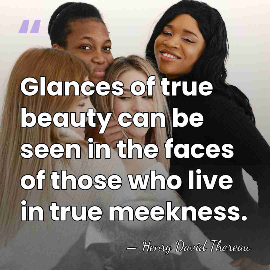 Glances of true beauty can be seen in the faces of those&hellip; - Henry David Thoreau