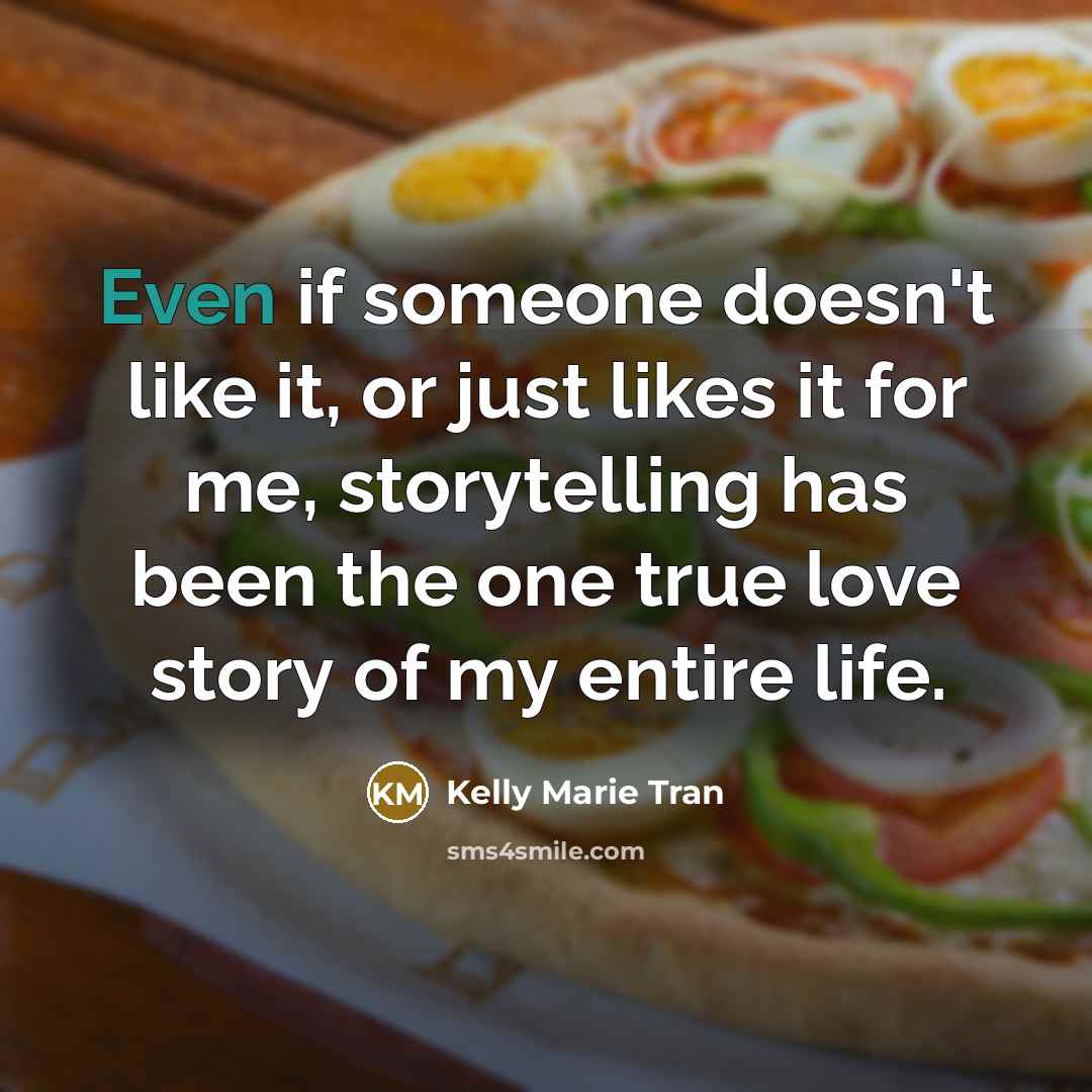 “Even if someone doesn't like it, or just likes it…” quote by Kelly Marie Tran