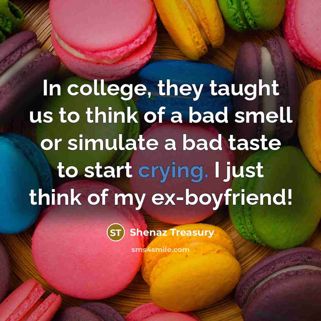 “In college, they taught us to think of a bad…” quote by Shenaz Treasury