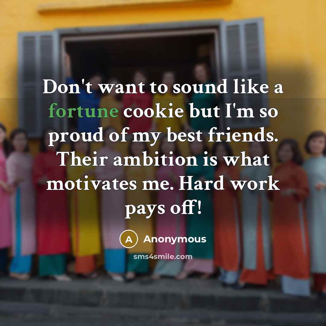 “Don't want to sound like a fortune cookie but I'm…” quote by Anonymous