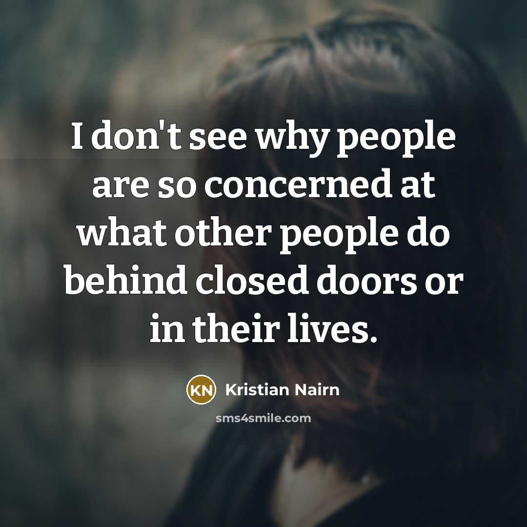 “I don't see why people are so concerned at what…” quote by Kristian Nairn