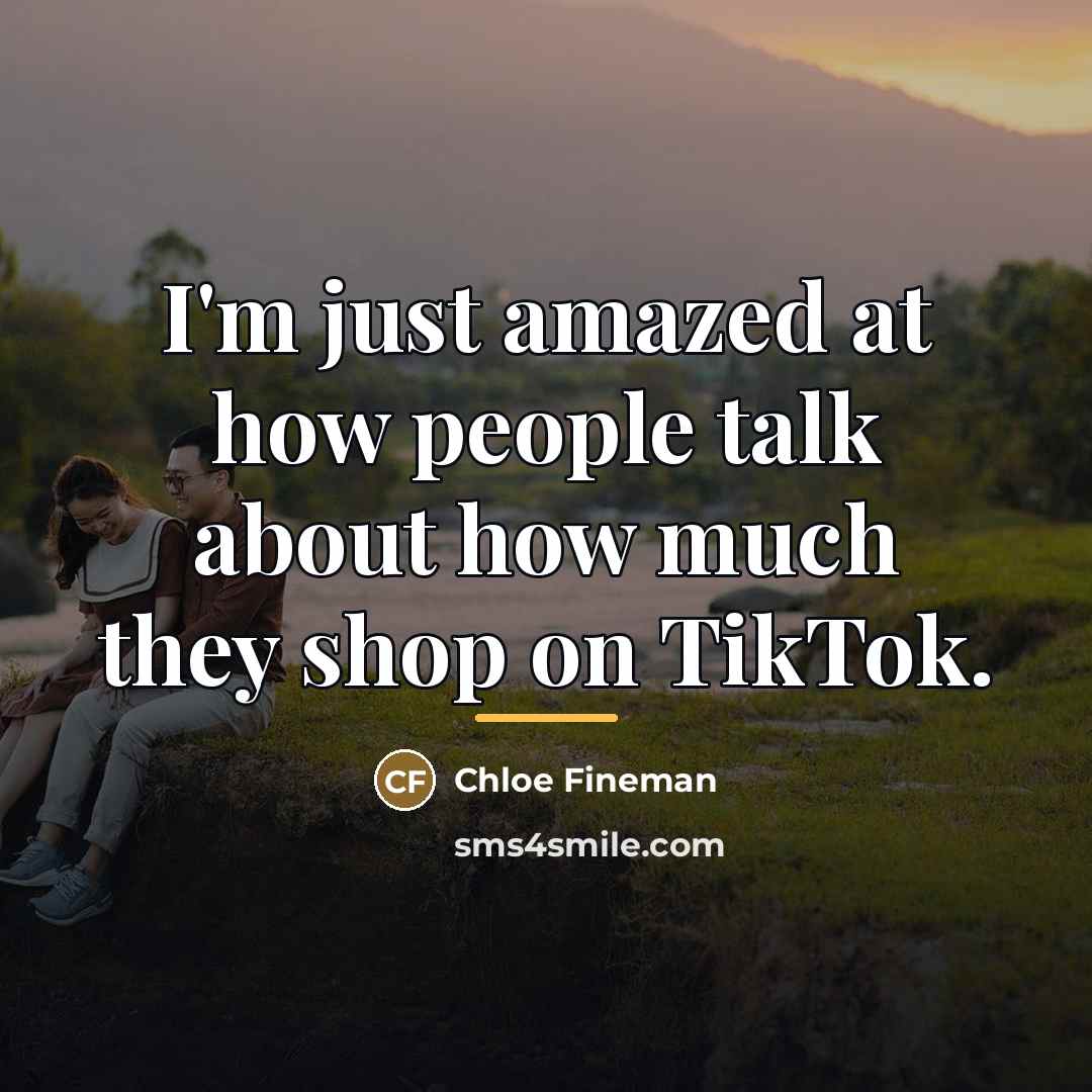 “I'm just amazed at how people talk about how much…” quote by Chloe Fineman
