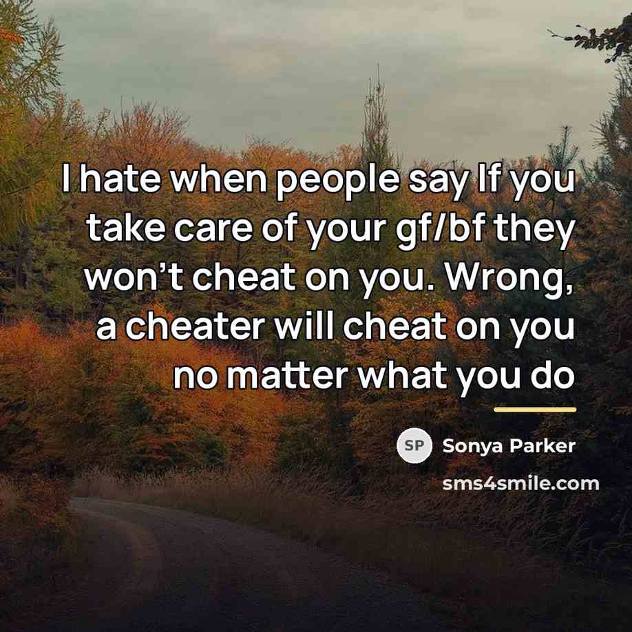 “I hate when people say If you take care of…” quote by Sonya Parker