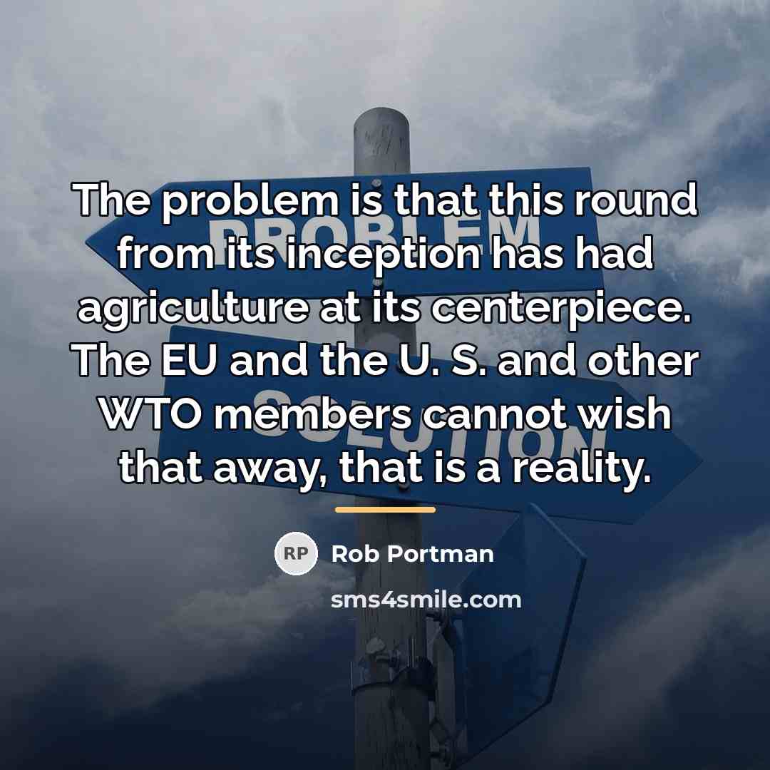 “The problem is that this round from its inception has…” quote by Rob Portman