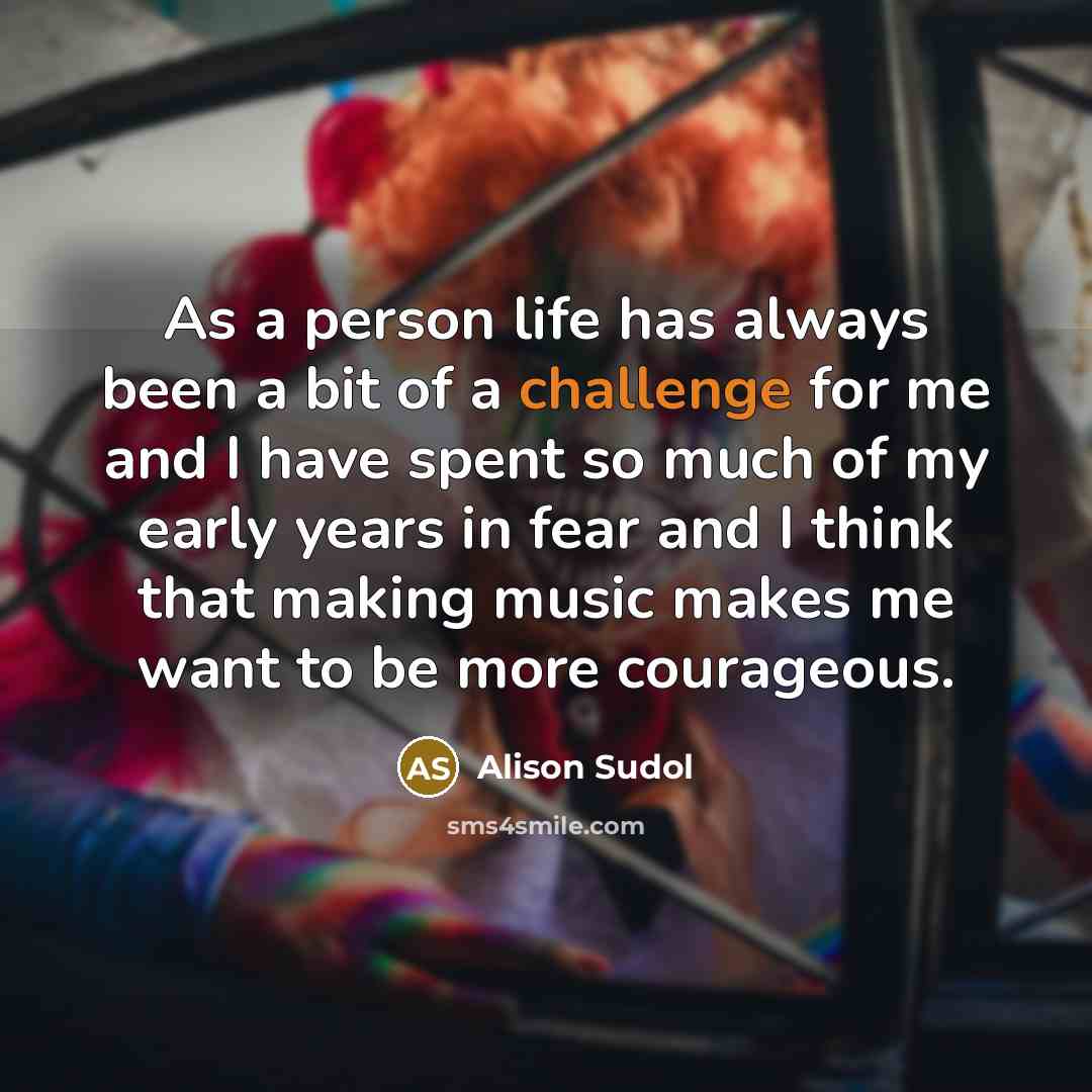 “As a person life has always been a bit of…” quote by Alison Sudol