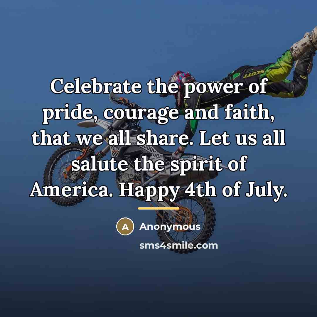 “Celebrate the power of pride, courage and faith, that we…” quote by Anonymous