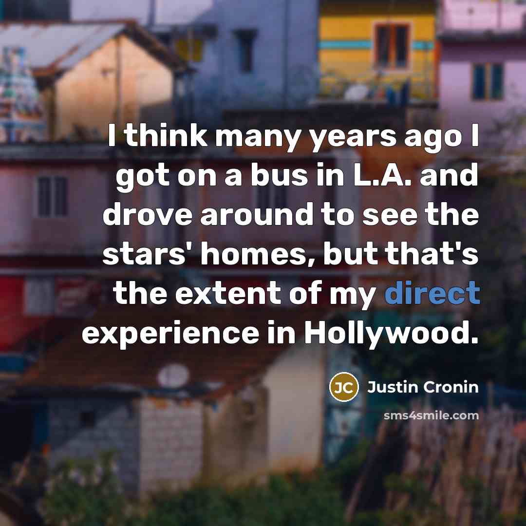 “I think many years ago I got on a bus…” quote by Justin Cronin