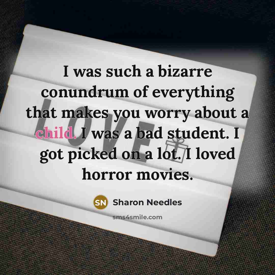 “I was such a bizarre conundrum of everything that makes…” quote by Sharon Needles