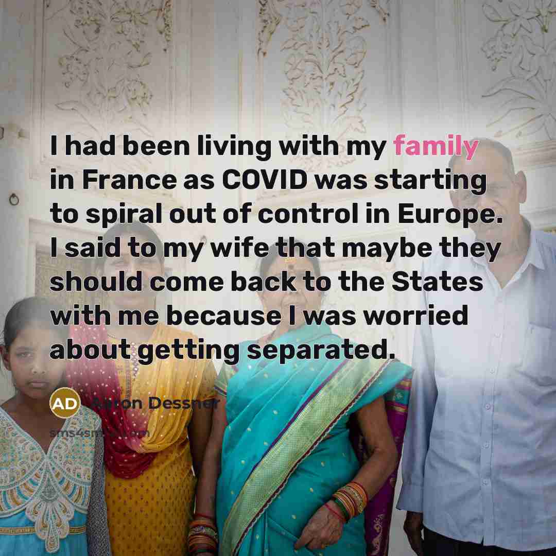 “I had been living with my family in France as…” quote by Aaron Dessner