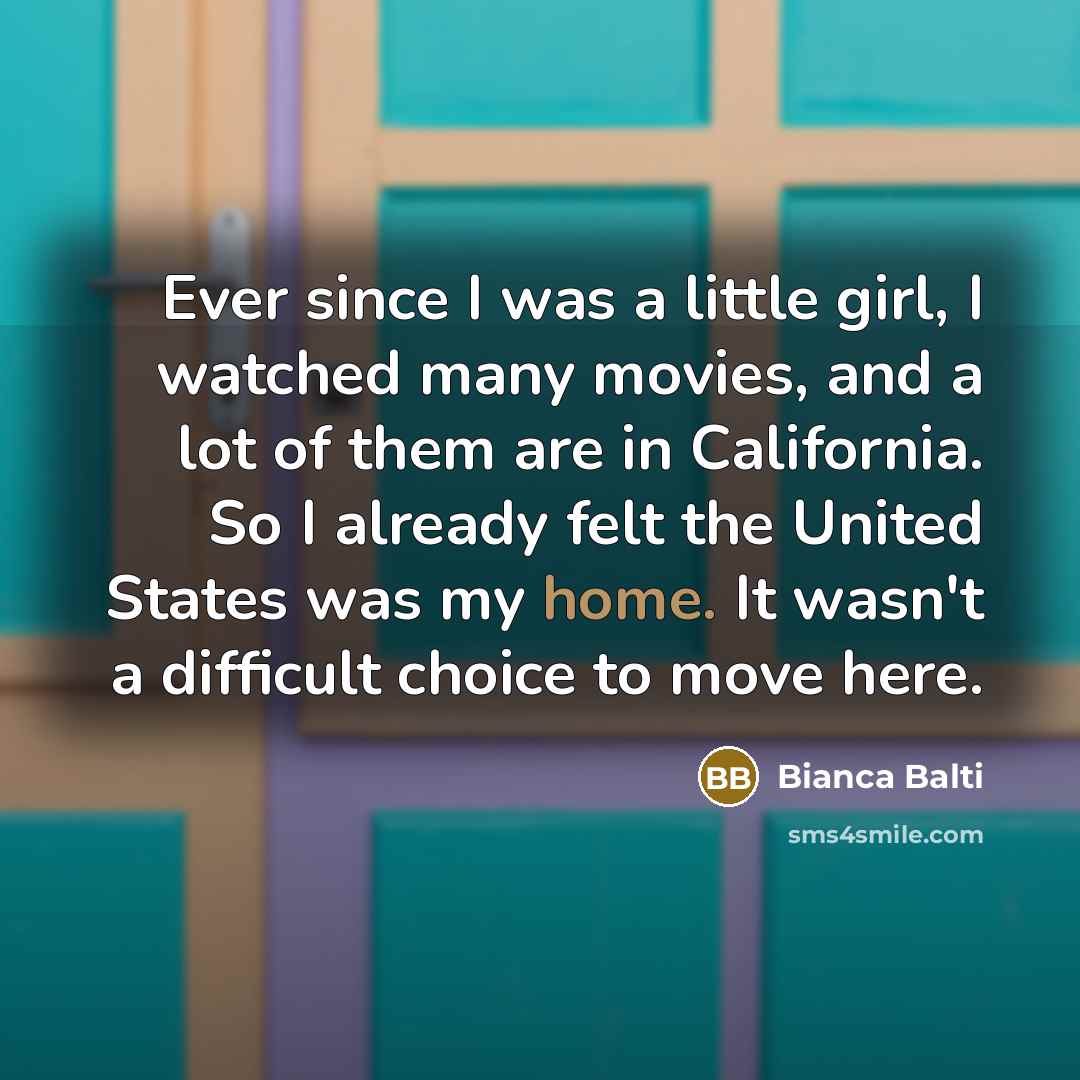 “Ever since I was a little girl, I watched many…” quote by Bianca Balti