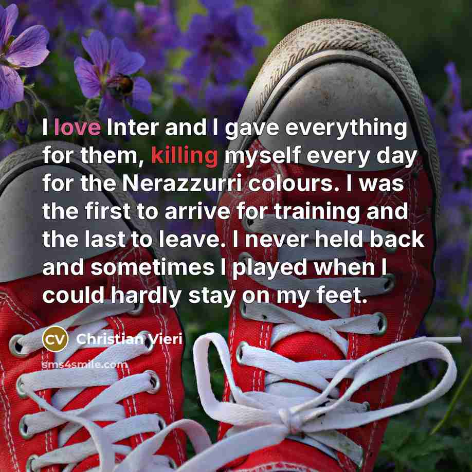 “I love Inter and I gave everything for them, killing…” quote by Christian Vieri