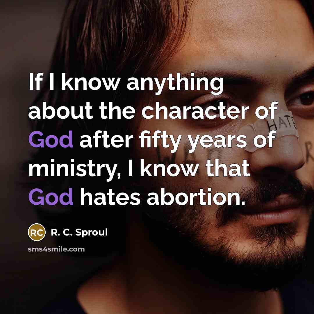 “If I know anything about the character of God after…” quote by R. C. Sproul
