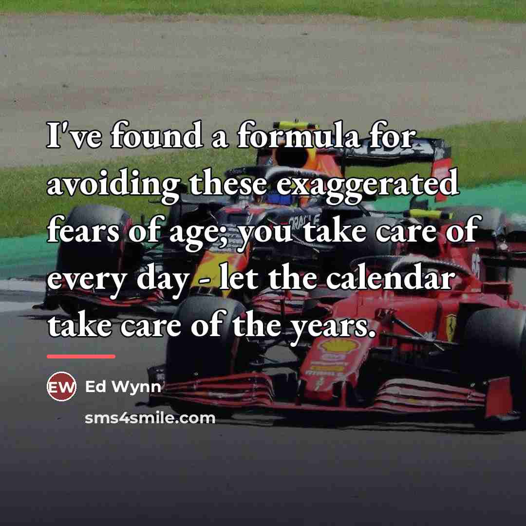 “I've found a formula for avoiding these exaggerated fears of…” quote by Ed Wynn