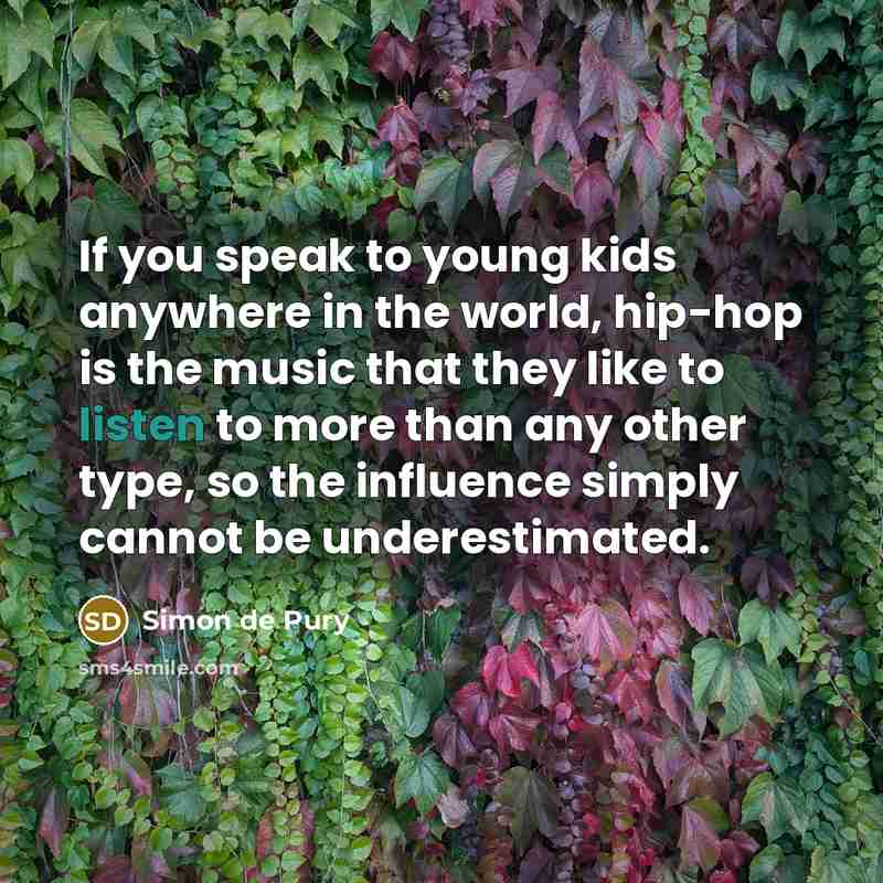 “If you speak to young kids anywhere in the world,…” quote by Simon de Pury