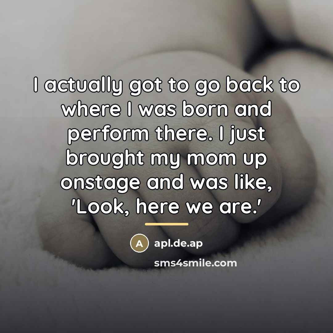 “I actually got to go back to where I was…” quote by apl.de.ap