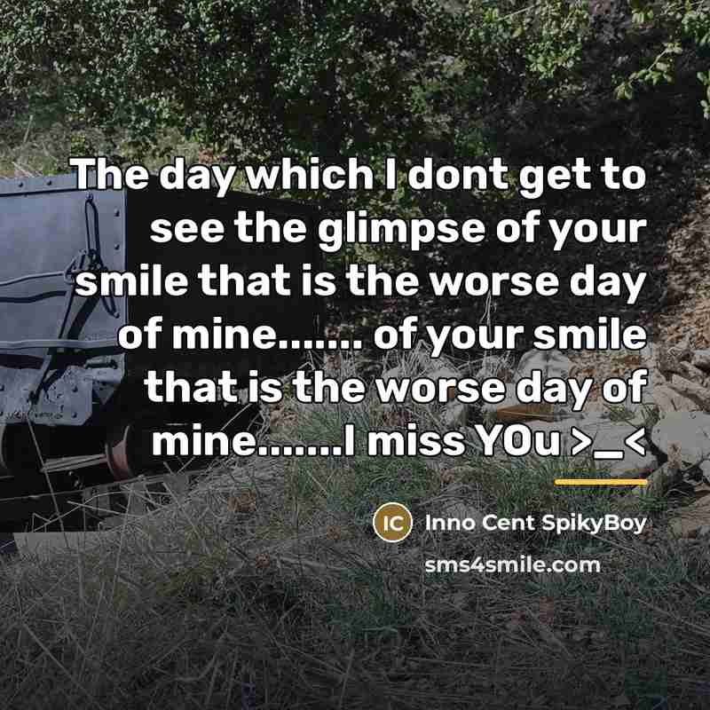 “The day which I dont get to see the glimpse…” quote by Inno Cent SpikyBoy