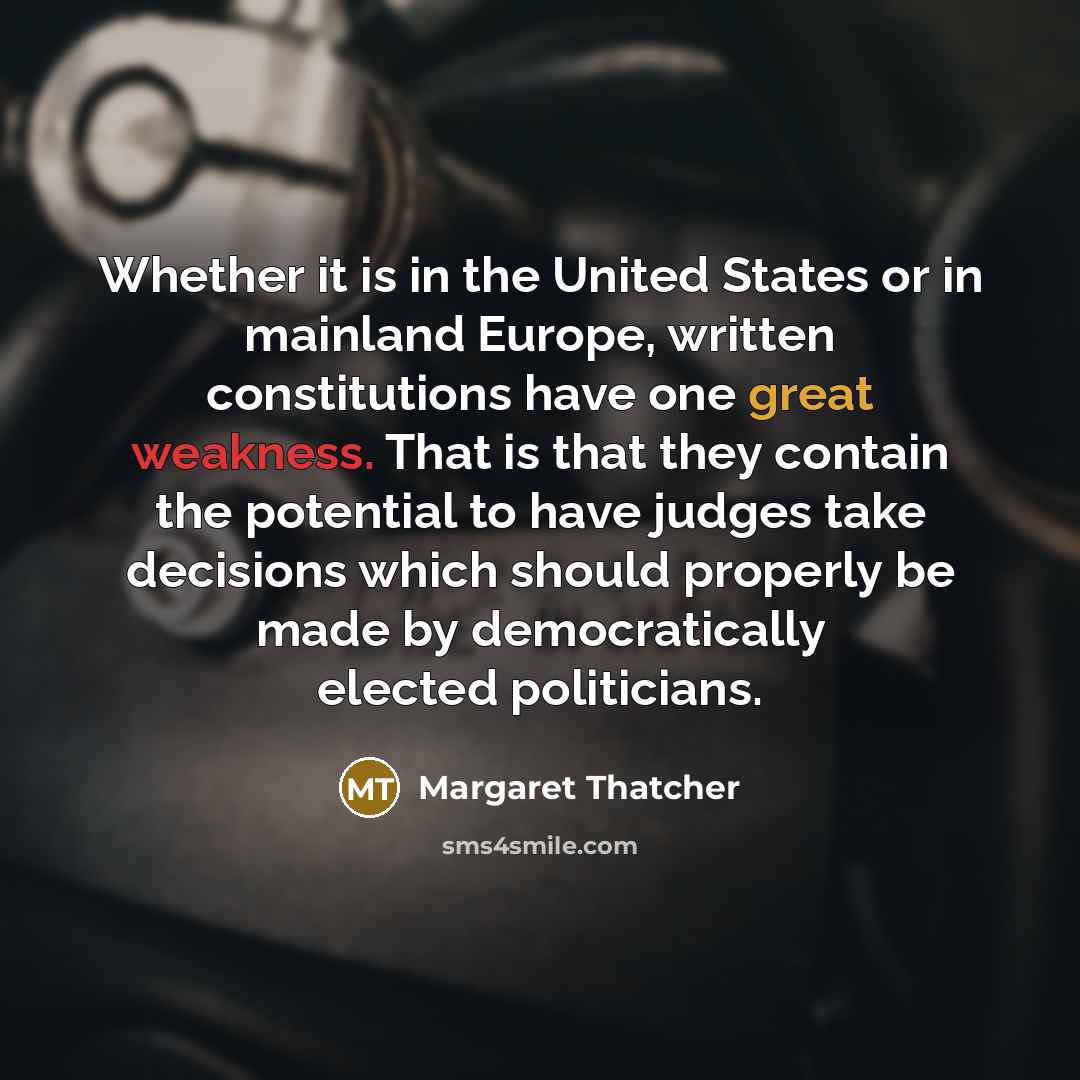 “Whether it is in the United States or in mainland…” quote by Margaret Thatcher