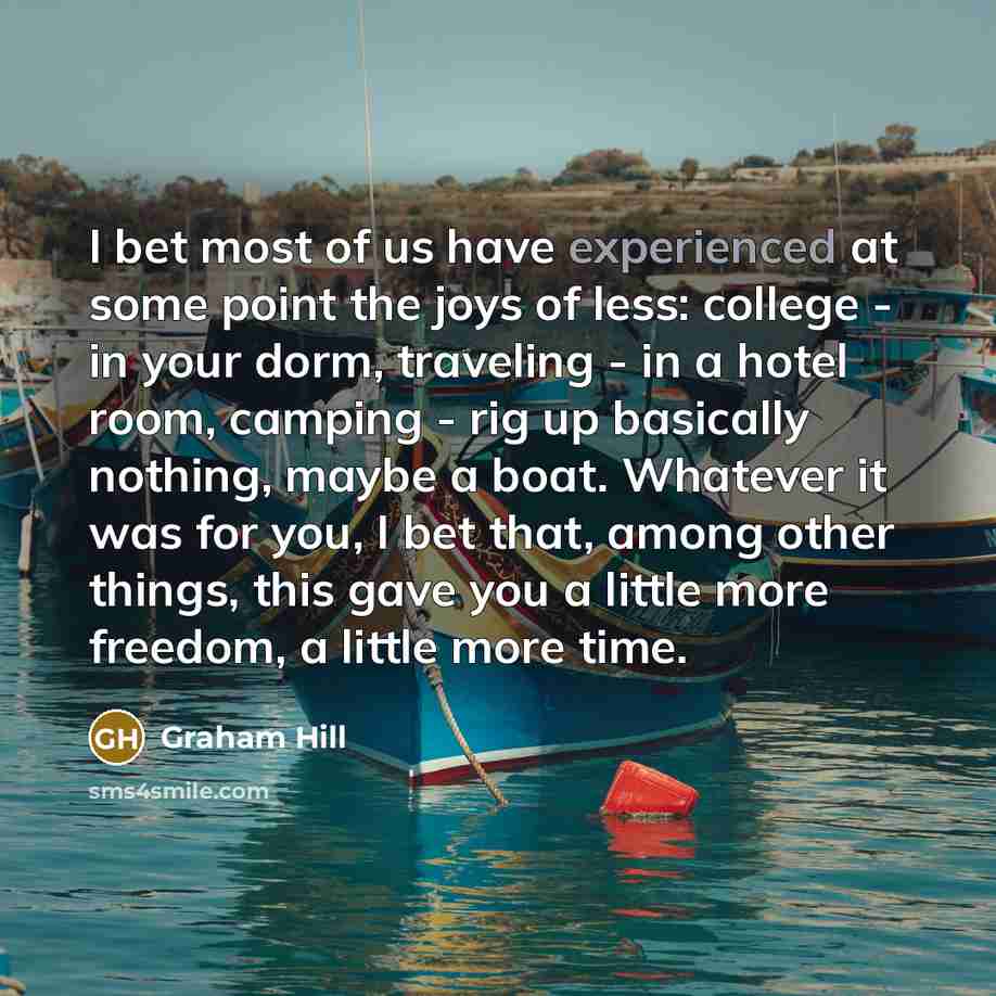 “I bet most of us have experienced at some point…” quote by Graham Hill