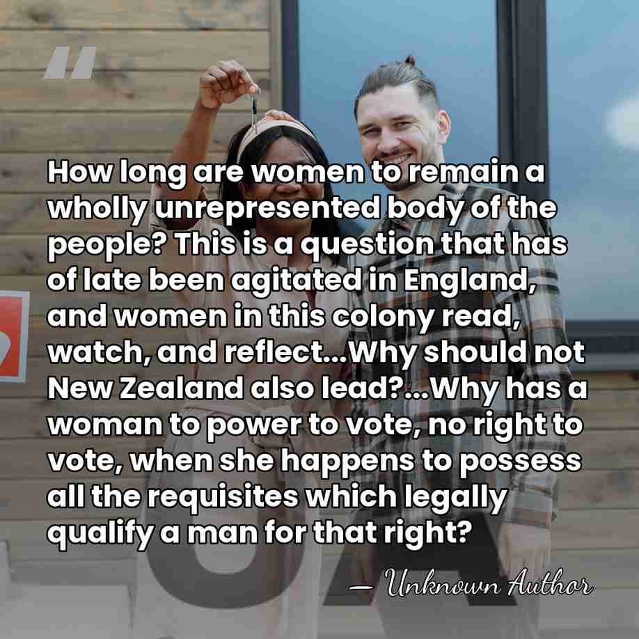 How long are women to remain a wholly unrepresented body of the&hellip; - Unknown Author