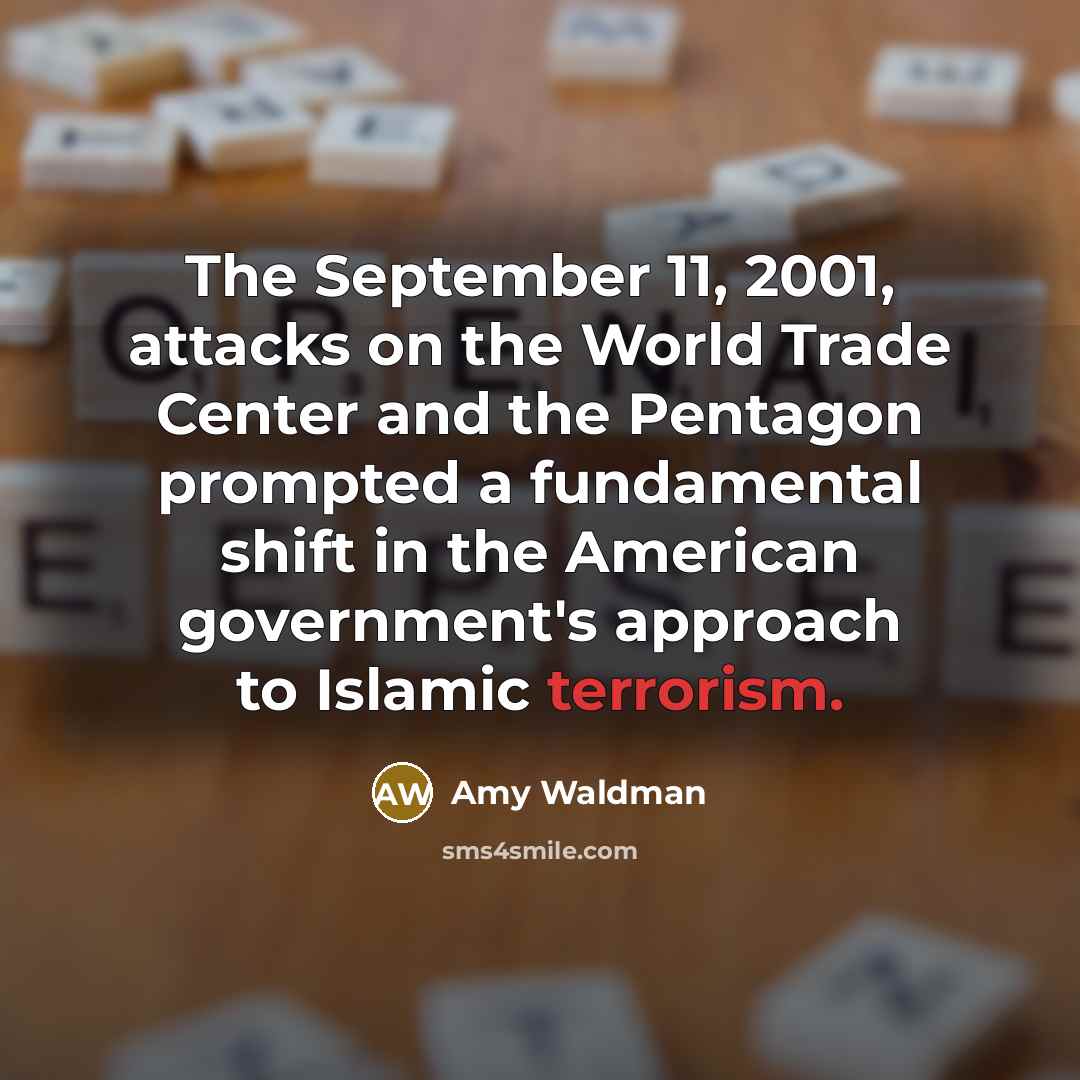 “The September 11, 2001, attacks on the World Trade Center…” quote by Amy Waldman