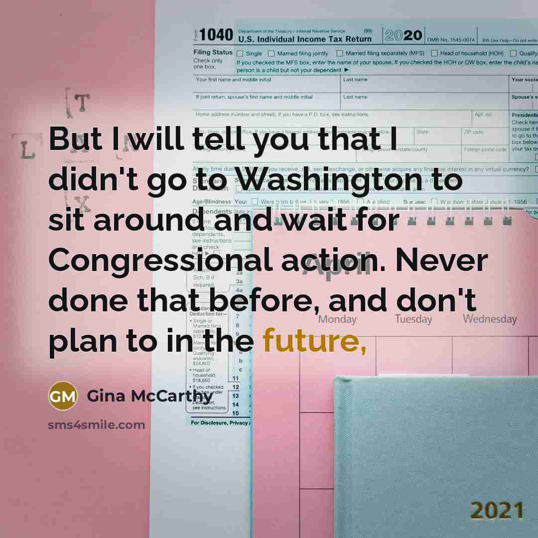 “But I will tell you that I didn't go to…” quote by Gina McCarthy