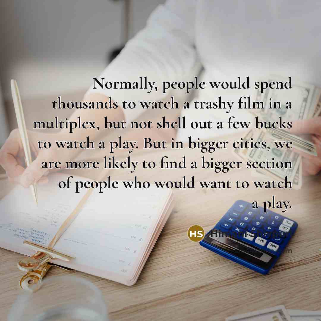 “Normally, people would spend thousands to watch a trashy film…” quote by Himani Shivpuri