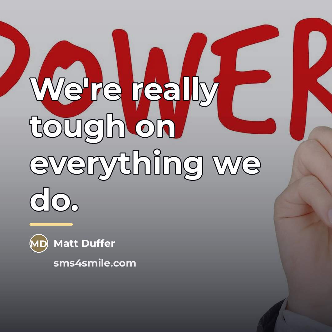 “We're really tough on everything we do.…” quote by Matt Duffer