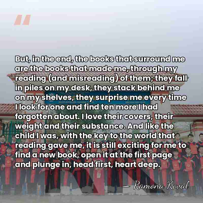 But, in the end, the books that surround me are the books&hellip; - Ramona Koval