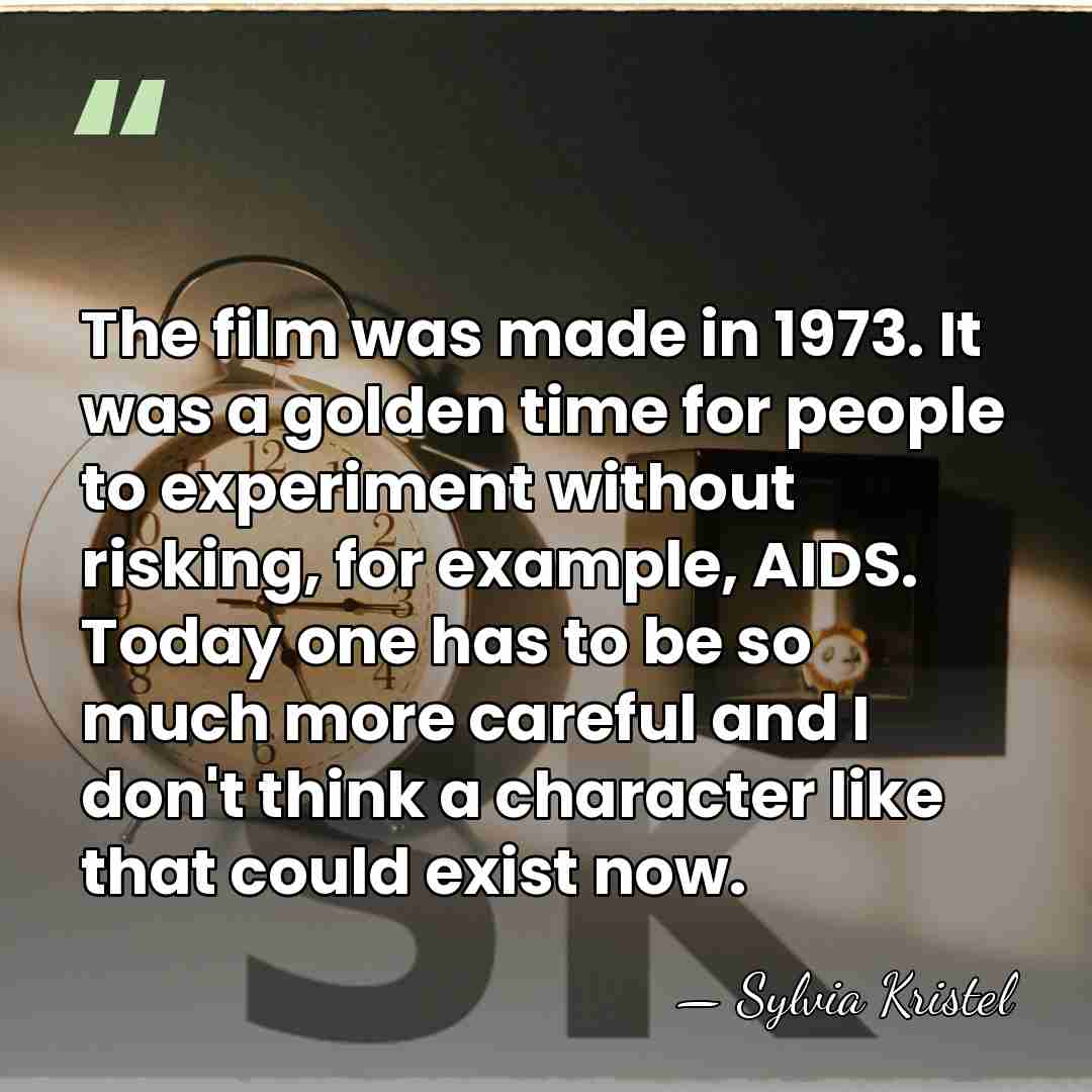 The film was made in 1973. It was a golden time for&hellip; - Sylvia Kristel