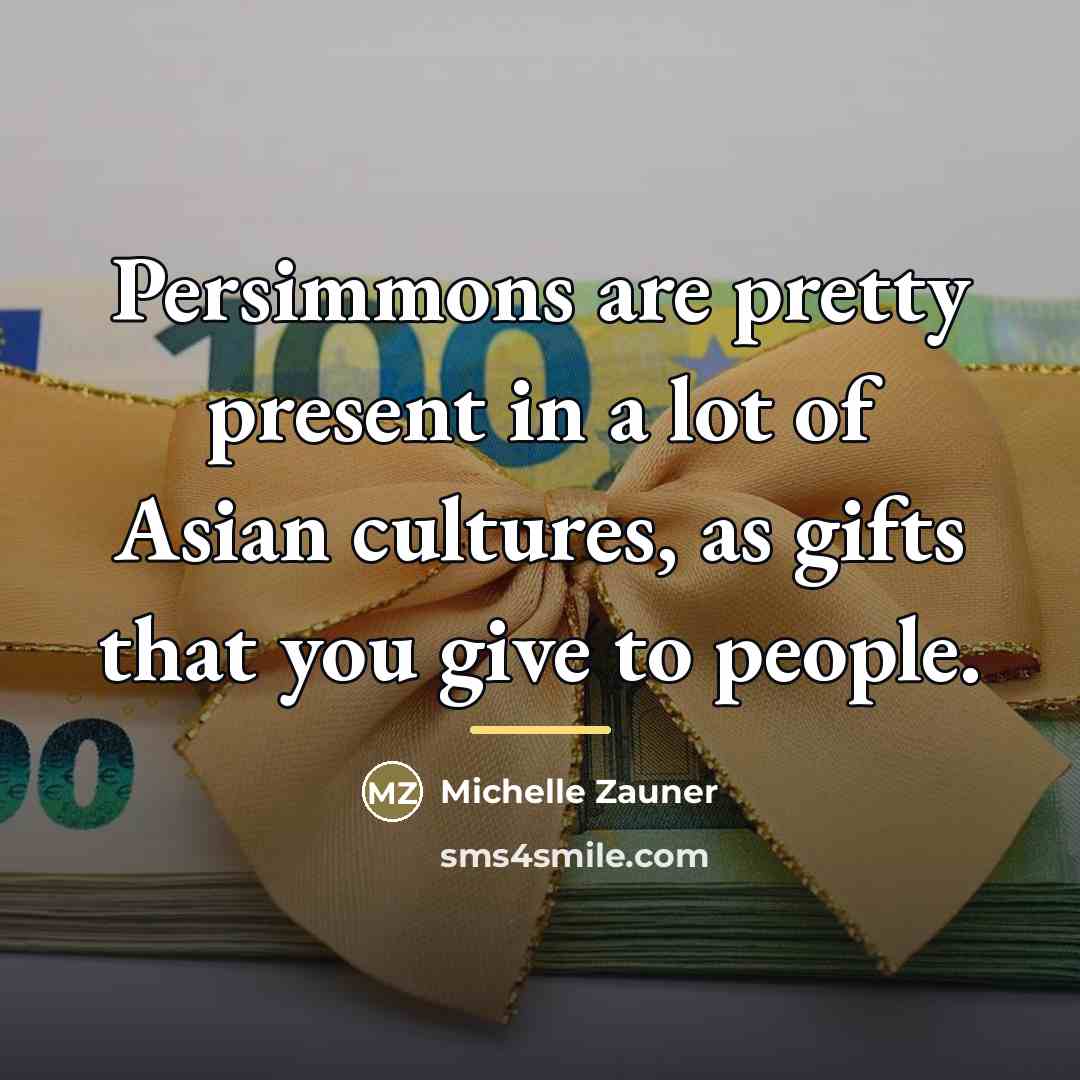 “Persimmons are pretty present in a lot of Asian cultures,…” quote by Michelle Zauner