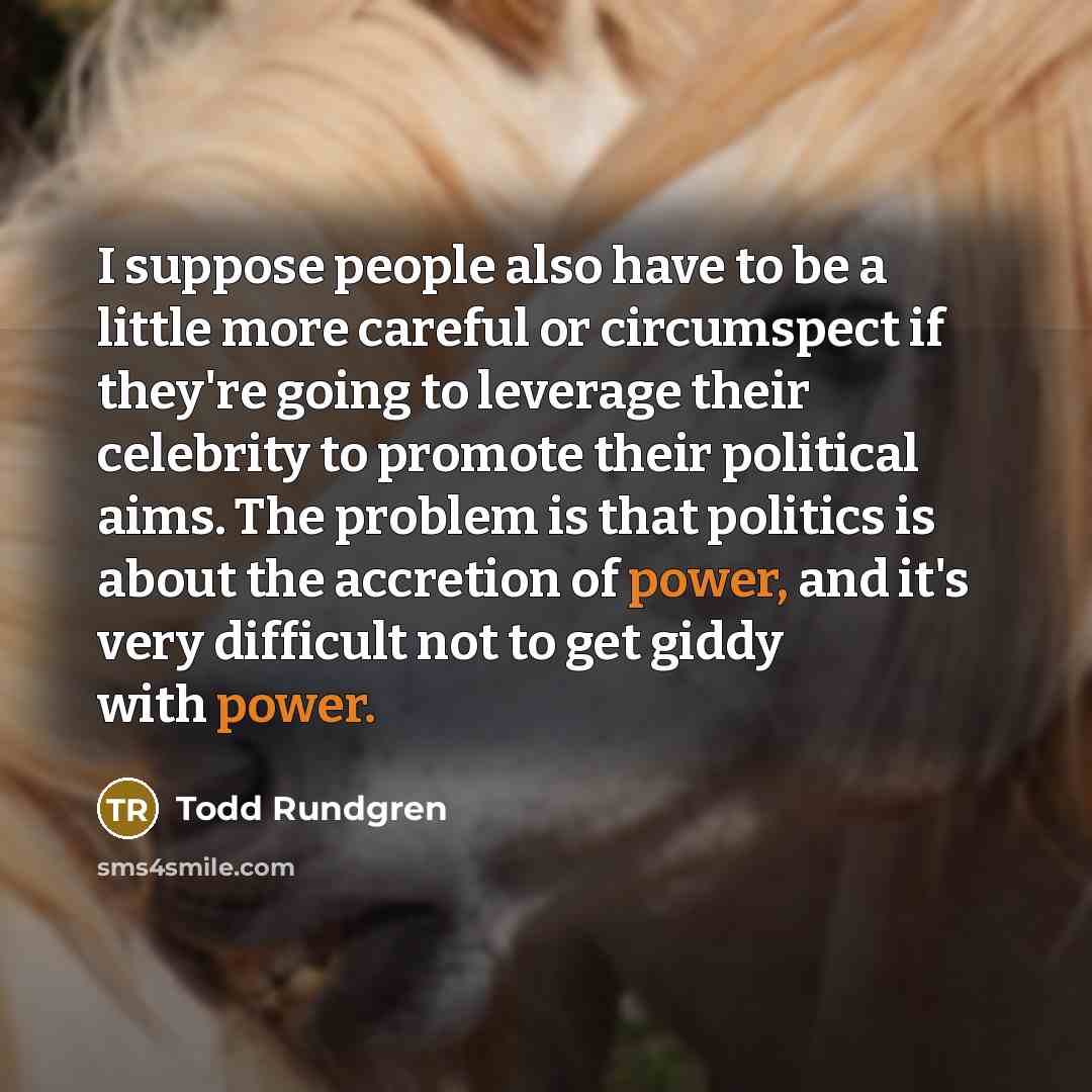“I suppose people also have to be a little more…” quote by Todd Rundgren