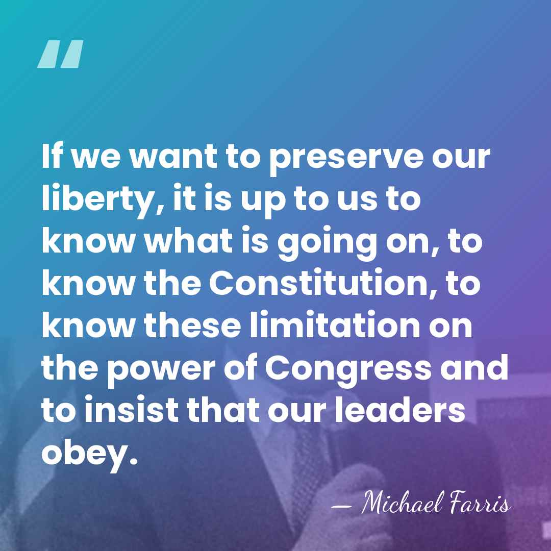 If we want to preserve our liberty, it is up to us&hellip; - Michael Farris