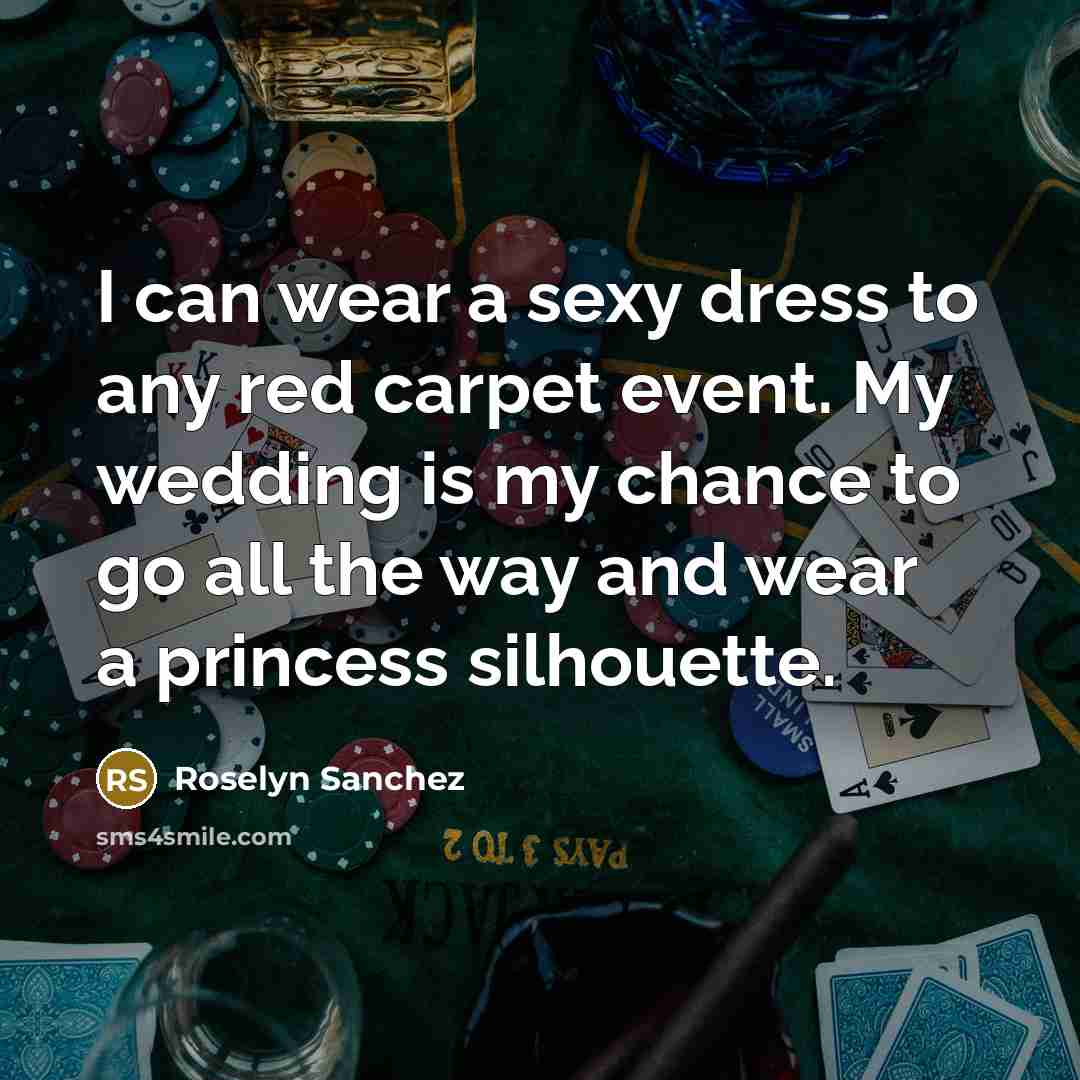 “I can wear a sexy dress to any red carpet…” quote by Roselyn Sanchez