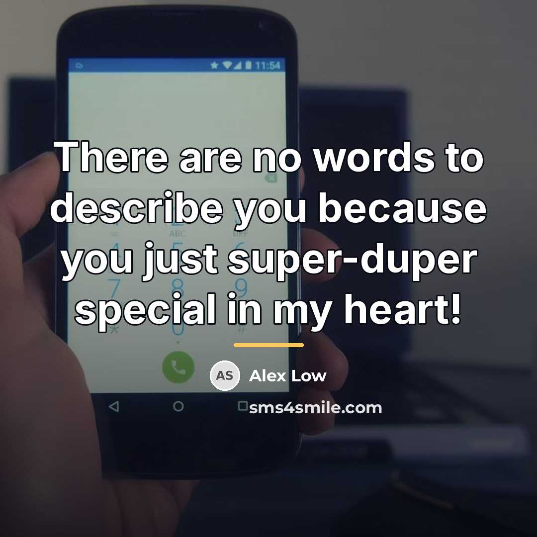 “There are no words to describe you because you just…” quote by Alex Low