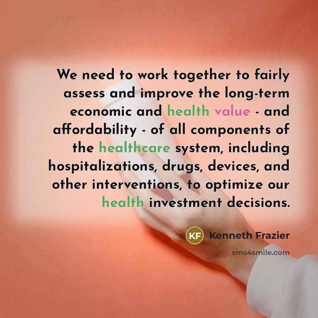 “We need to work together to fairly assess and improve…” quote by Kenneth Frazier